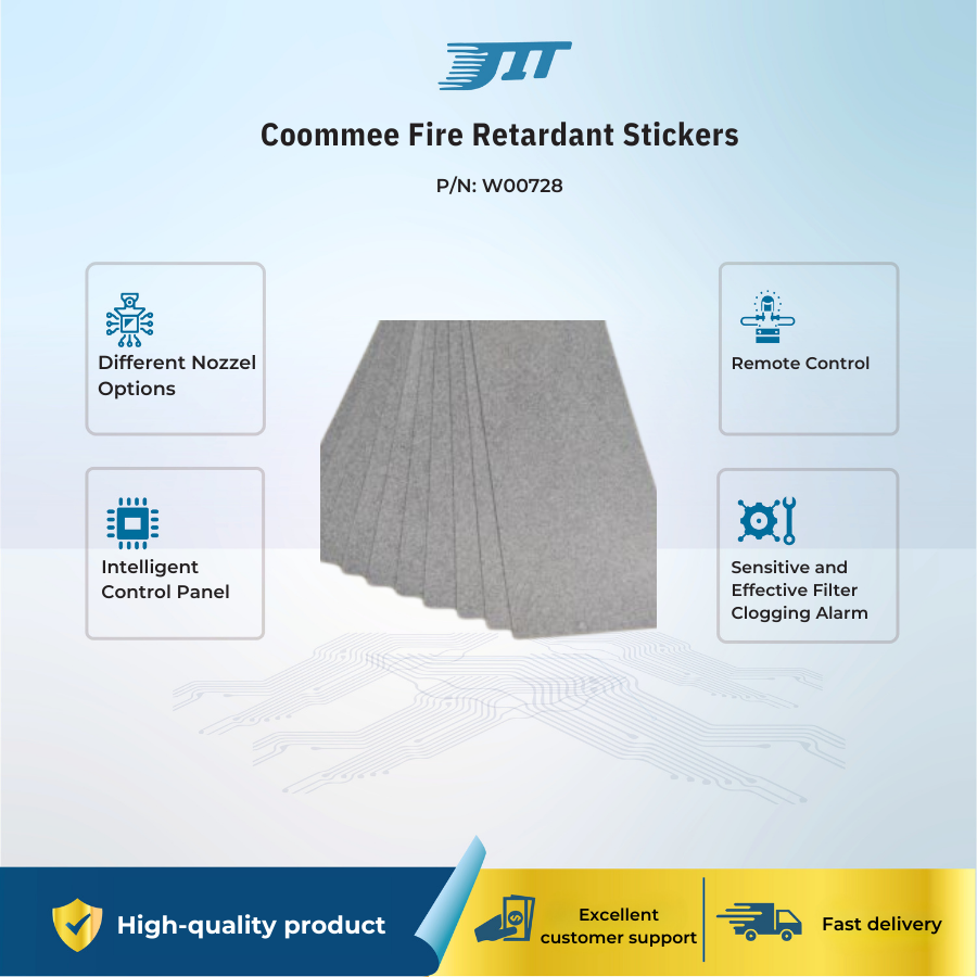 Coommee Fire Retardant Stickers 1 Coommee Fire Retardant Stickers