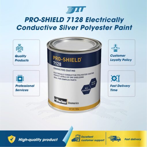 PRO-SHIELD 7128 Electrically Conductive Silver Polyester Paint