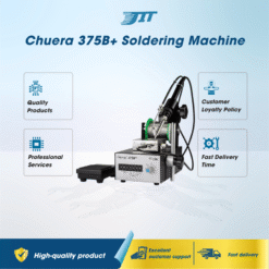 Chuera 375B+ 75W Lead-Free Automatic Soldering Machine | Adjustable Temperature | Auto Tin Feeding | Foot & Hand Control