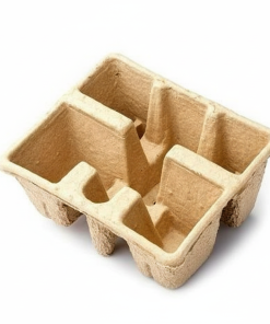 Moulded Pulp 4-Cup Drink Carrier