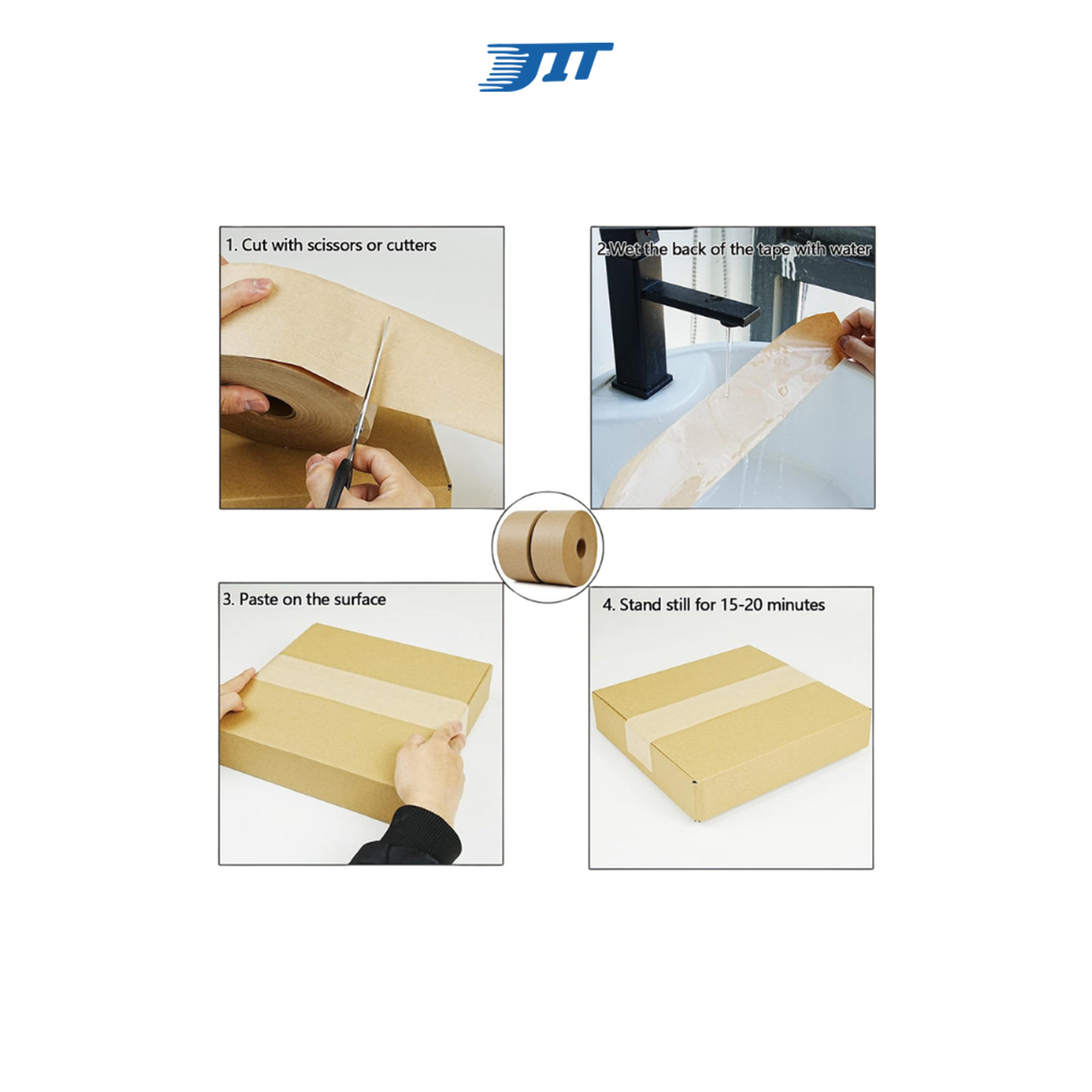 Eco-Friendly Gummed Paper Tape | JIT-37120E 4 eco friendly gummed paper tape copy
