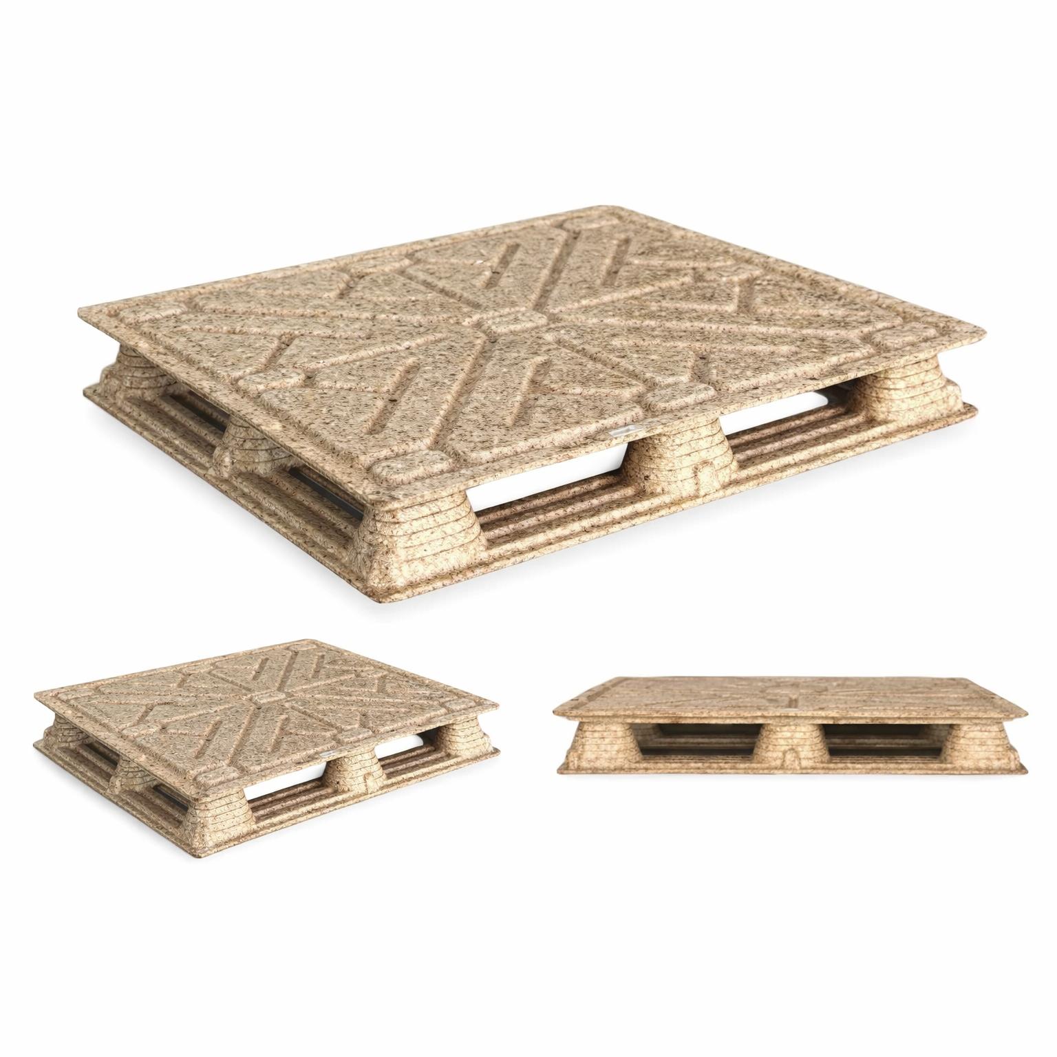 Double Deck Flat Surface NetZero Pallet | DFW-120100-140-04 1 Double Deck Flat Surface NetZero Pallet | DFW-120100-140-04